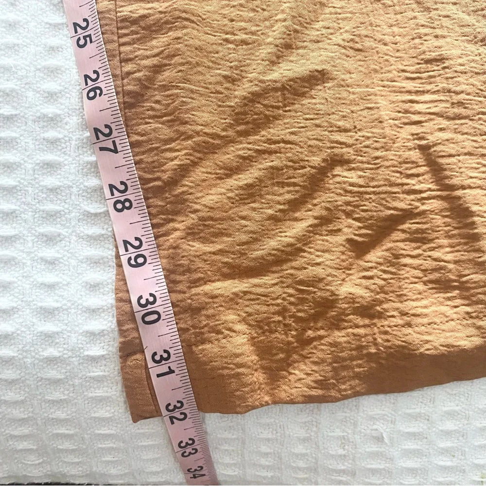 A new day copper crinkle Wide-Leg Pants size 10 NWT - Picture 6 of 6